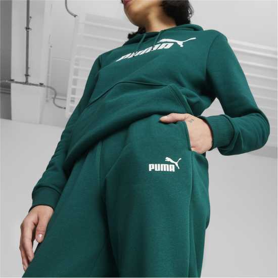 Puma No1 Logo Jogging Bottoms Dark Green Дамски долнища на анцуг