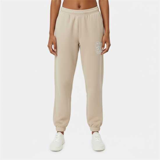 Jack Wills Women's Closed Hem Fleece Joggers Крем Jack Wills Women's Closed Hem Fleece Joggers Крем