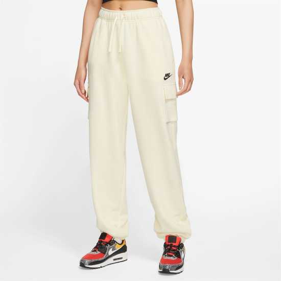 Nike Дамски Панталон Sportswear Essentials Mid-Rise Cargo Pants Ladies Coconut Milk - Дамски долнища на анцуг