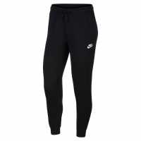 Nike Sportswear Essential Fleece Pants Womens Black/White Дамски долнища на анцуг