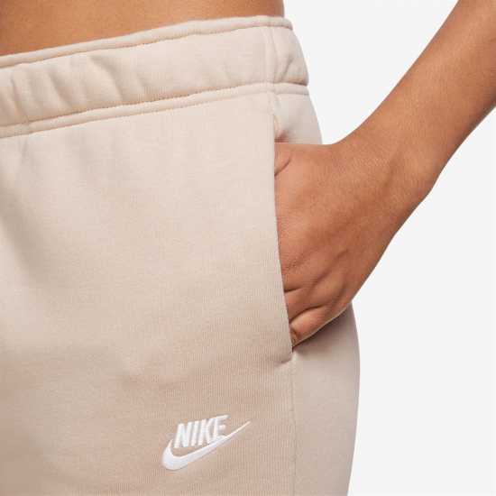 Nike Sportswear Essential Fleece Pants Womens Sanddrift/White Дамски долнища на анцуг