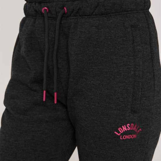 Lonsdale Дамско Долнище За Джогинг Slim Jogging Pants Ladies Charcoal - Дамски полар