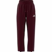 Adidas Essentials 3-Stripes Pants Slim Womens Maroon Дамски долнища на анцуг