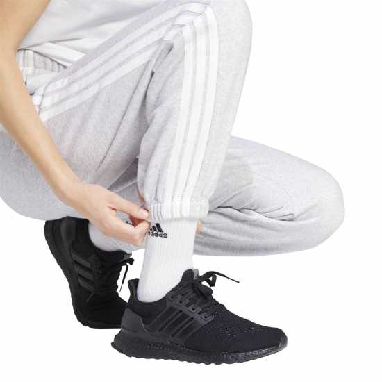 Adidas Essentials 3-Stripes Pants Slim Womens Grey 