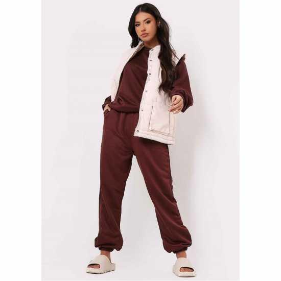 Дамски долнища на анцуг Missy Empire High Waisted Joggers Missy Empire High Waisted Joggers Дамски долнища на анцуг