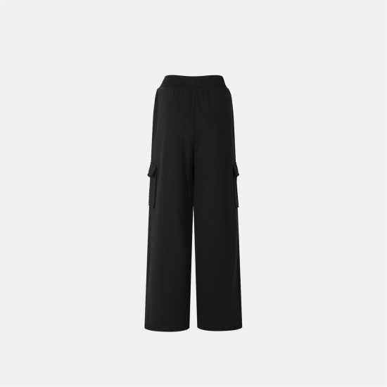 Дамски долнища на анцуг Slazenger Cargo Jog Womens Black Slazenger Cargo Jog Womens Black Дамски долнища на анцуг
