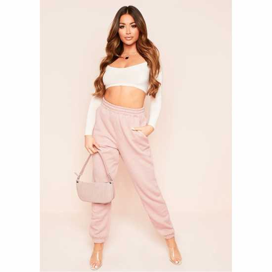 Missy Empire Casual Joggers Роза Missy Empire Casual Joggers Роза