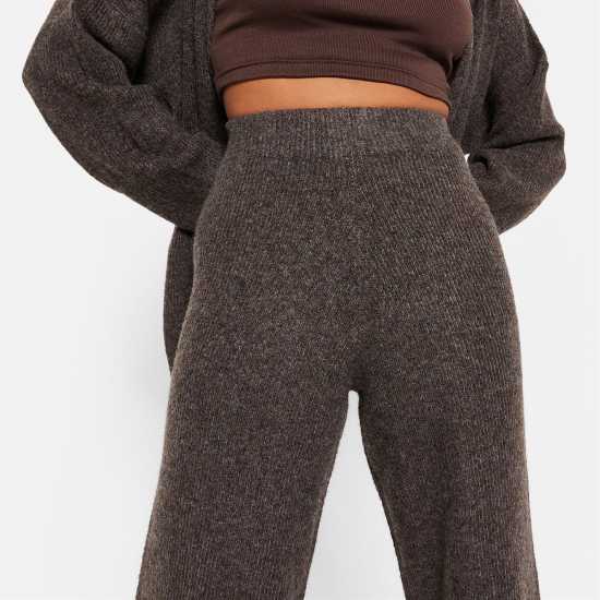 I Saw It First Recycled Cosy Knit Wide Leg Trousers Co-Ord  Дамски пуловери и жилетки
