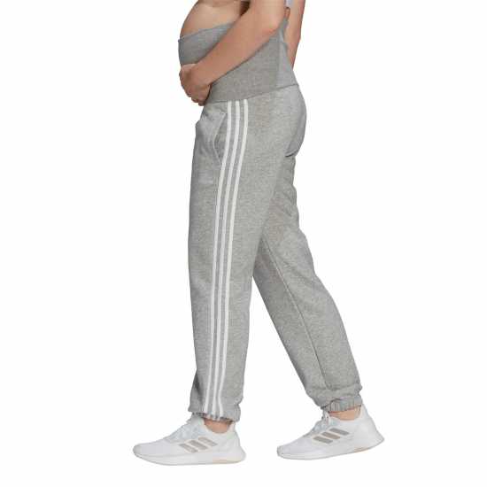 Adidas Maternity Pants Womens Grey/White Дамски долнища на анцуг