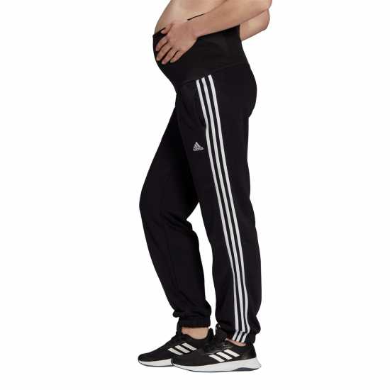Adidas Maternity Pants Womens Black/White Дамски долнища на анцуг
