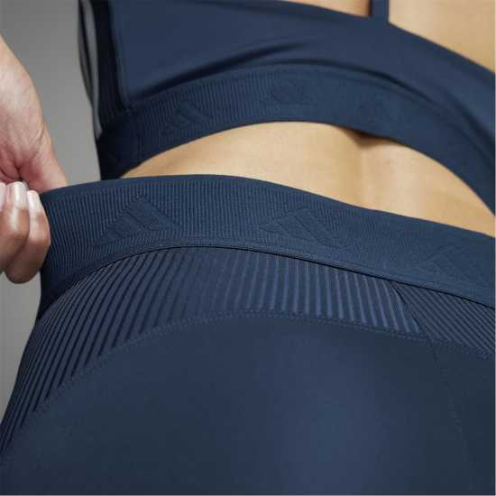 Adidas Hyperglam Full-Length Ribbed Leggings Womens Adidas Hyperglam Full-Length Ribbed Leggings Womens