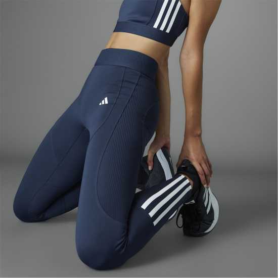 Adidas Hyperglam Full-Length Ribbed Leggings Womens Adidas Hyperglam Full-Length Ribbed Leggings Womens