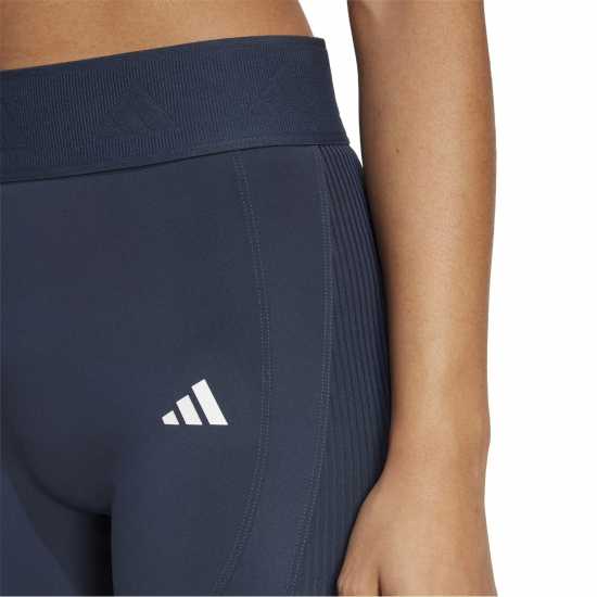 Adidas Hyperglam Full-Length Ribbed Leggings Womens Adidas Hyperglam Full-Length Ribbed Leggings Womens