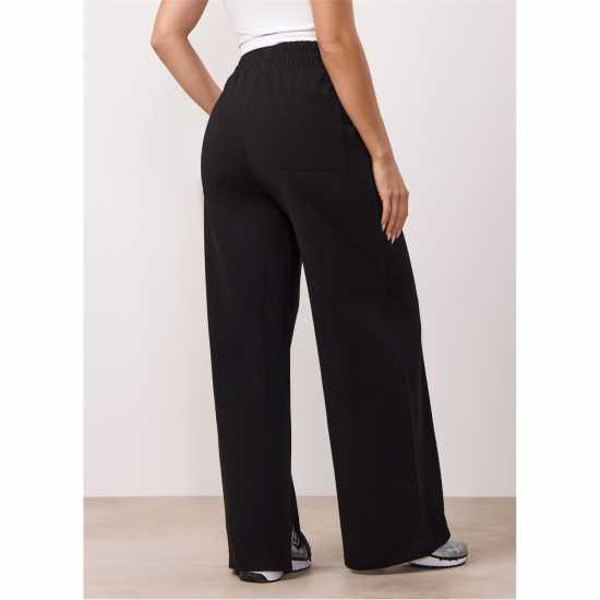 Gym King Gym King Victory Loopback Straight Leg Jogger - Black Black Gym King Gym King Victory Loopback Straight Leg Jogger - Black Black
