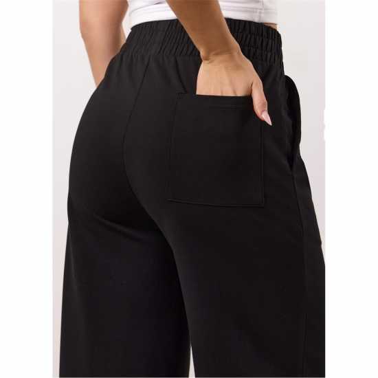 Gym King Gym King Victory Loopback Straight Leg Jogger - Black Black Gym King Gym King Victory Loopback Straight Leg Jogger - Black Black