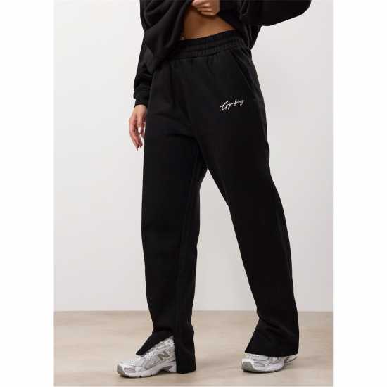 Gym King Reset Straight Leg Fleece Jogger Черно 