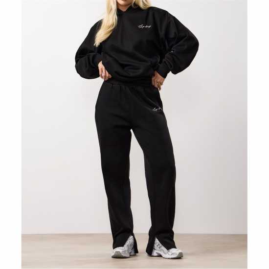 Gym King Reset Straight Leg Fleece Jogger Черно 