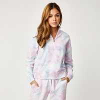 Jack Wills Honeylane Half Zip Sweatshirt Womens Съмръчно синьо 