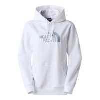 The North Face Drew Peak Hoodie Womens TNF White/Frost The North Face Drew Peak Hoodie Womens TNF White/Frost