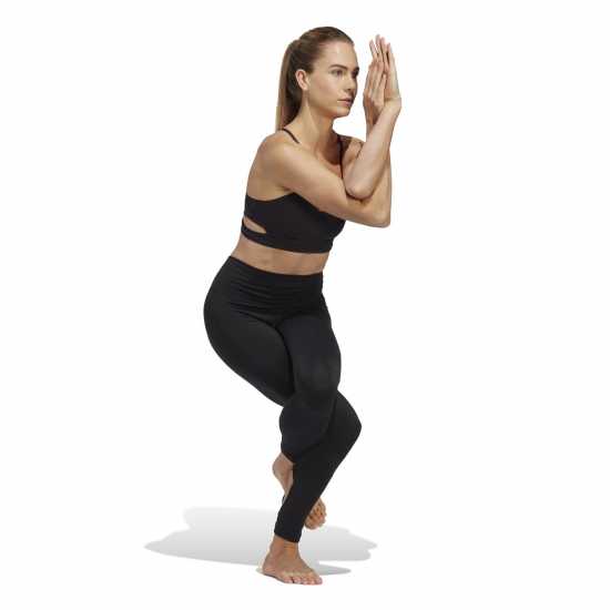 Adidas Cut-Out Yoga Tights Womens Adidas Cut-Out Yoga Tights Womens