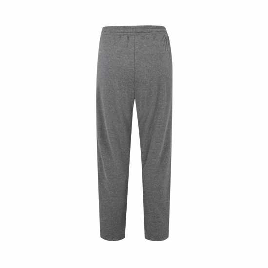 Slazenger Interlock Open Hem Pant Womens Тъмно сиво марл Дамски долнища на анцуг