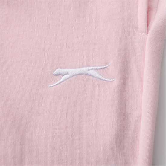 Slazenger Interlock Open Hem Pant Womens Бебешко розово Дамски долнища на анцуг