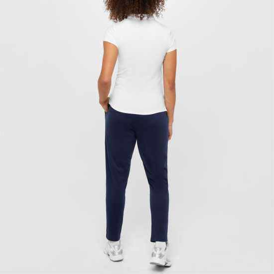 Slazenger Interlock Open Hem Pant Womens Морска синьо Дамски долнища на анцуг