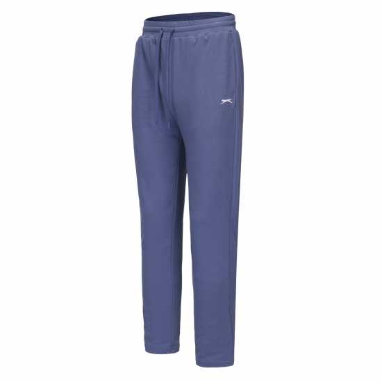 Slazenger Interlock Open Hem Pant Womens Синьо Дамски долнища на анцуг