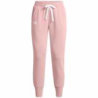 Sale Under Armour Armour Rival Fleece Joggers Retro Pink Дамски долнища на анцуг