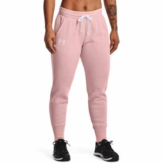 Дамски долнища на анцуг Sale Under Armour Armour Rival Fleece Joggers Retro Pink Sale Under Armour Armour Rival Fleece Joggers Retro Pink Дамски долнища на анцуг