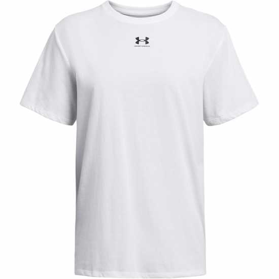 Дамски тениски и фланелки Under Armour Campus Oversize Short Sleeve T-Shirt Womens Бяло Under Armour Campus Oversize Short Sleeve T-Shirt Womens Бяло Дамски тениски и фланелки