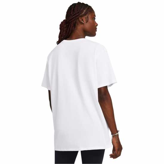 Дамски тениски и фланелки Under Armour Campus Oversize Short Sleeve T-Shirt Womens Бяло Under Armour Campus Oversize Short Sleeve T-Shirt Womens Бяло Дамски тениски и фланелки