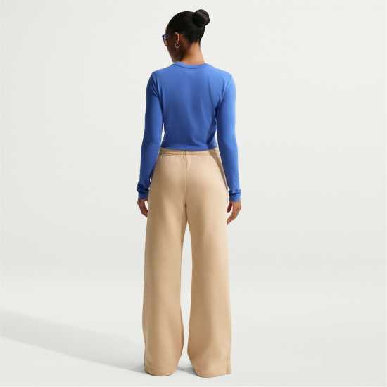 Nike Sportswear Phoenix Fleece Women's High-Waisted Wide-Leg Sweatpants Linen 