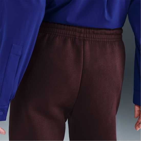 Nike Sportswear Phoenix Fleece Women's High-Waisted Wide-Leg Sweatpants Бордово Смъстяване 