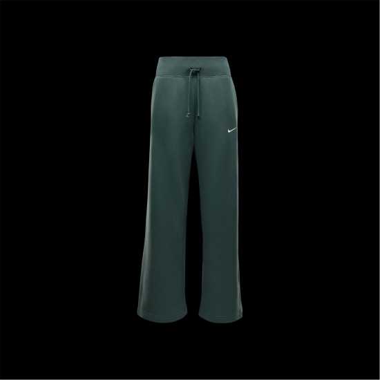 Nike Sportswear Phoenix Fleece Women's High-Waisted Wide-Leg Sweatpants Винтажно зелено 