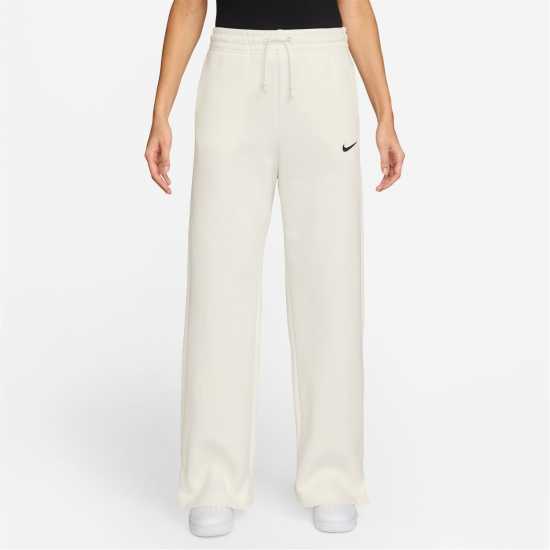 Nike Sportswear Phoenix Fleece Women's High-Waisted Wide-Leg Sweatpants Син/Черен 
