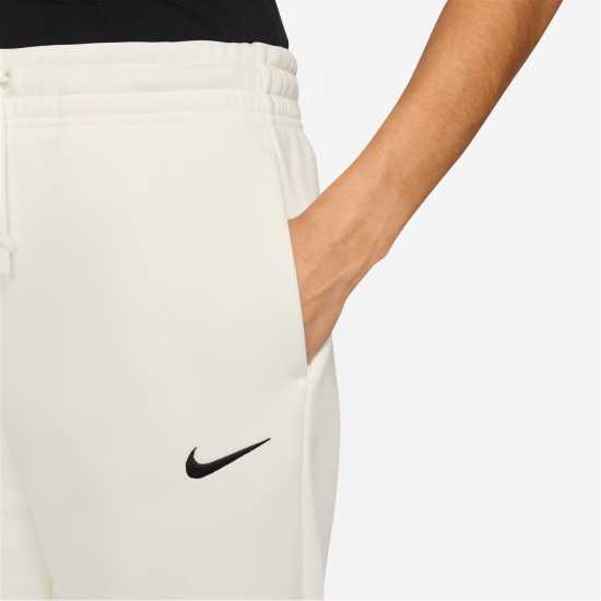 Nike Sportswear Phoenix Fleece Women's High-Waisted Wide-Leg Sweatpants Син/Черен 