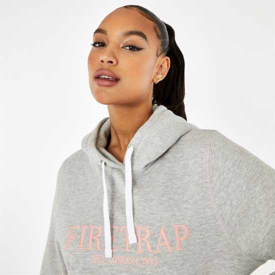 Firetrap Large Logo Hoodie  Дамски суичъри и блузи с качулки