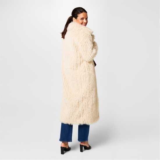 Дамски якета и палта Biba Палто С Изкусвен Костъм Clipped Longline Faux Fur Coat Biba Палто С Изкусвен Костъм Clipped Longline Faux Fur Coat Дамски якета и палта