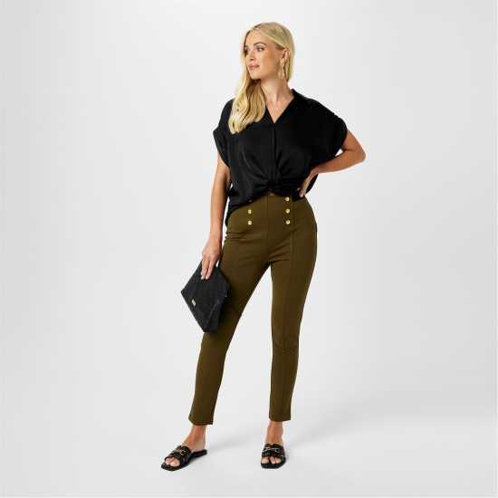 Дамско трико и клинове Biba Ponte Legging Хаки Biba Ponte Legging Хаки Дамско трико и клинове