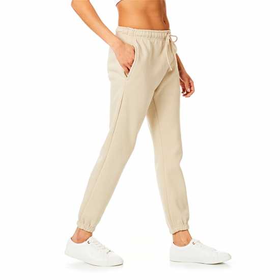 Дамски долнища на анцуг Light And Shade Cuffed Joggers Ladies Пясък Light And Shade Cuffed Joggers Ladies Пясък Дамски долнища на анцуг