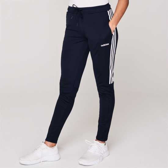 Adidas Womens Football Sereno Pants Slim Navy/White Дамски спортни екипи