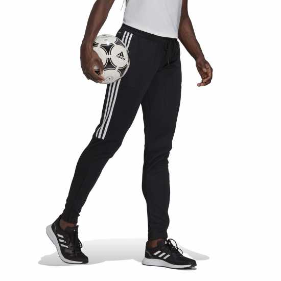 Adidas Womens Football Sereno Pants Slim Черно/Бяло Дамски спортни екипи