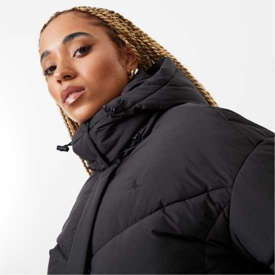 Jack Wills Women's Ritcher Padded Waterproof Hooded Cropped Long Sleeve Short Puffer Jacket Jack Wills Women's Ritcher Padded Waterproof Hooded Cropped Long Sleeve Short Puffer Jacket