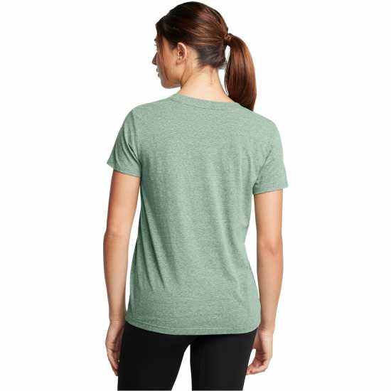 Under Armour Women's Rival Core Short-Sleeve Oversized T-Shirt Зелено Under Armour Women's Rival Core Short-Sleeve Oversized T-Shirt Зелено