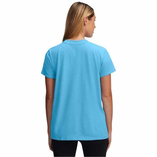 Under Armour Rival Core Short Sleeve T-Shirt Womens Етерно синьо/Бяло Under Armour Rival Core Short Sleeve T-Shirt Womens Етерно синьо/Бяло