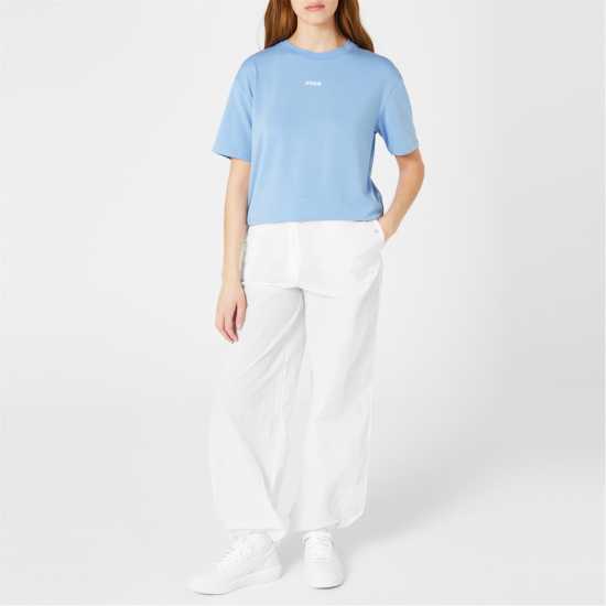 Hugo Boss Shuffle T-Shirt Pastel Blue 451 Дамски пижами