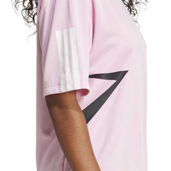 Adidas Tiro Cut 3-Stripes Colorblock Boyfriend T-Shirt  Дамски тениски и фланелки