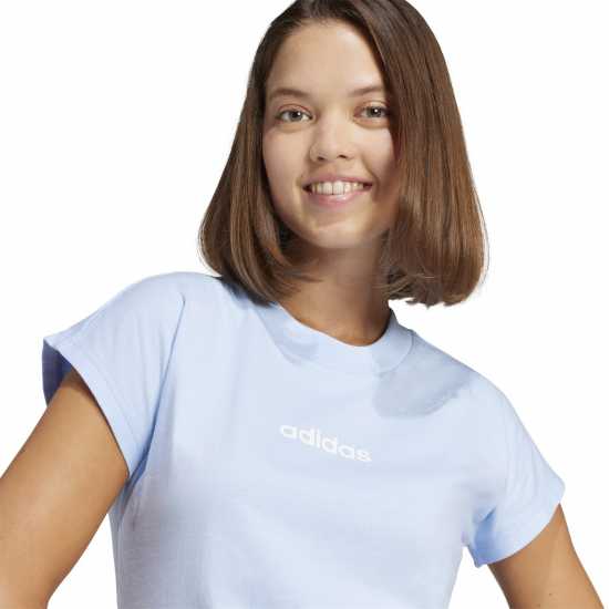 Дамски тениски и фланелки Adidas Essentials Linear Cotton T-Shirt Womens Свети синьо Adidas Essentials Linear Cotton T-Shirt Womens Свети синьо Дамски тениски и фланелки