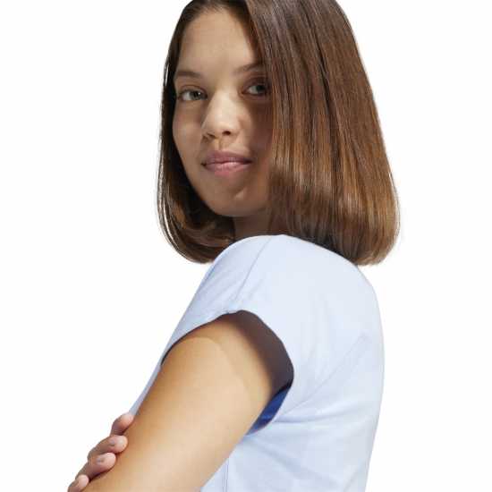 Дамски тениски и фланелки Adidas Essentials Linear Cotton T-Shirt Womens Свети синьо Adidas Essentials Linear Cotton T-Shirt Womens Свети синьо Дамски тениски и фланелки